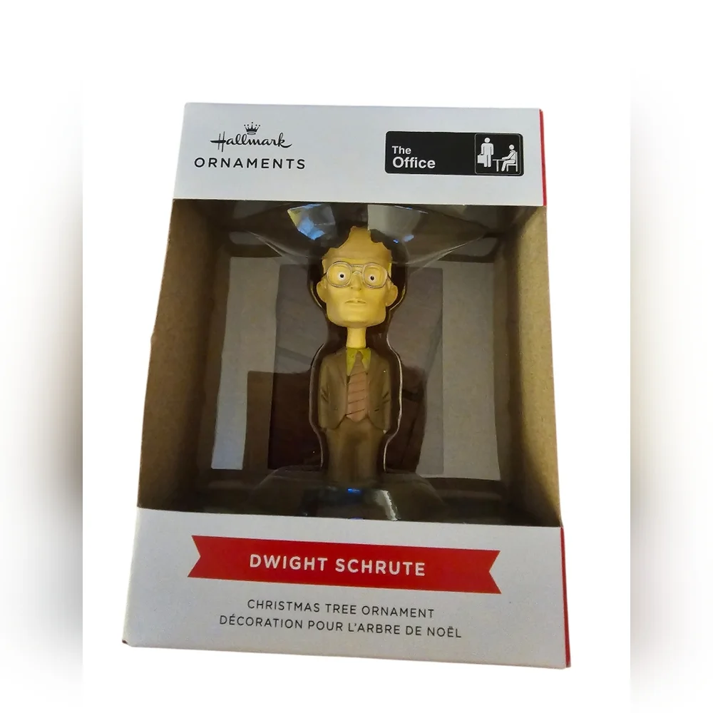 Hallmark The Office Dwight Schrute Christmas Ornament NIB Peacock TV Collectible